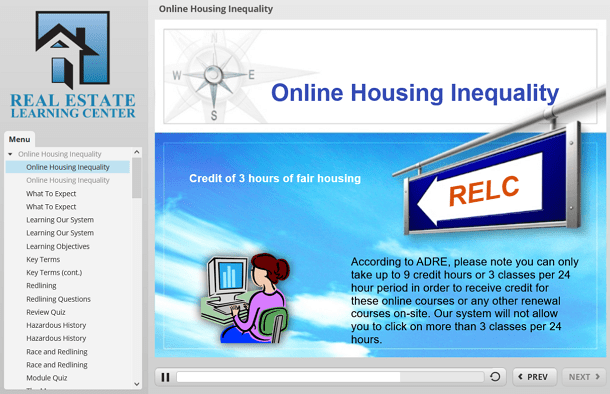 Online Housing Inequality real estate renewal class